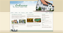 Desktop Screenshot of hotel-arkona-genthin.de